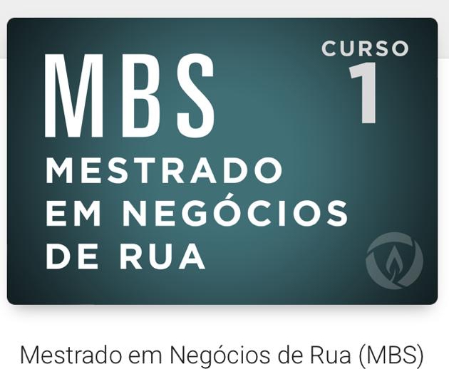 MBS(MASTER BUSINESS IN THE STREET)-Mestrado em Negócios de Rua